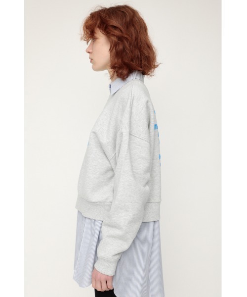 SLY(スライ)の「LOGO SW TOPS/ロゴスウェットトップス(スウェット・レディース・ホワイト/杢グレー・FREE)」の18枚目の写真