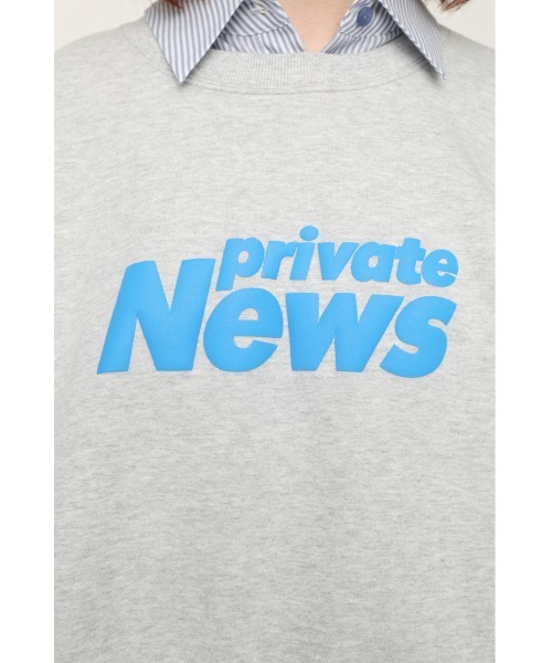 SLY(スライ)の「LOGO SW TOPS/ロゴスウェットトップス(スウェット・レディース・ホワイト/杢グレー・FREE)」の14枚目の写真