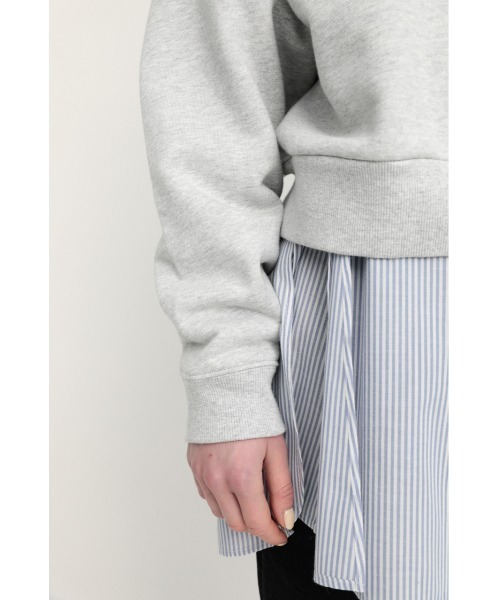 SLY(スライ)の「LOGO SW TOPS/ロゴスウェットトップス(スウェット・レディース・ホワイト/杢グレー・FREE)」の16枚目の写真