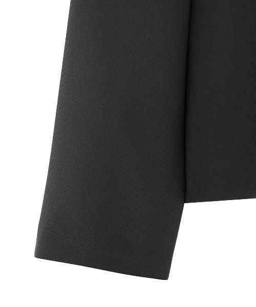 kaene（カエン）の「アシメデザインノーカラージャケット［一部ブラックフォーマル対応］（ノーカラージャケット・レディース・ブラック/ネイビー・40/38/36/34）」の21枚目の写真