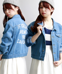 WEGO | WEGO/バックロゴGジャン(デニムジャケット)