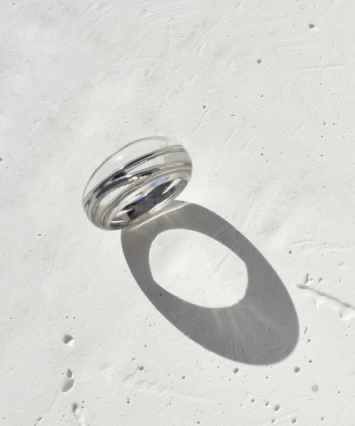 GOLDY（ゴールディ）の「メタル エンケージ クリア リング（リング・レディース・ゴールド/シルバー・FREE）」の8枚目の写真