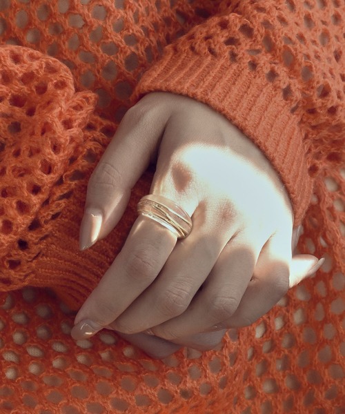 GOLDY（ゴールディ）の「メタル エンケージ クリア リング（リング・レディース・ゴールド/シルバー・FREE）」の6枚目の写真