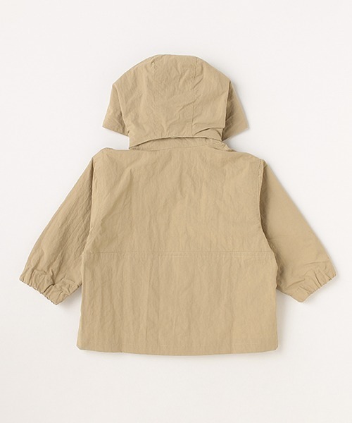 b・ROOM（ビールーム）の「マウンテンパーカ（無地)（マウンテンパーカー・キッズ・ブルーグレー/ベージュ/ピンク/ネイビー/グリーン・110cm/90cm/130cm/100cm/120cm）」の8枚目の写真
