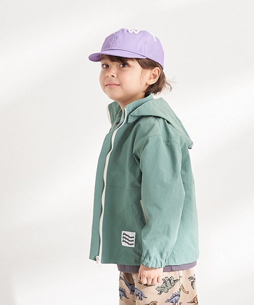 b・ROOM（ビールーム）の「マウンテンパーカ（無地)（マウンテンパーカー・キッズ・ブルーグレー/ベージュ/ピンク/ネイビー/グリーン・110cm/90cm/130cm/100cm/120cm）」の22枚目の写真