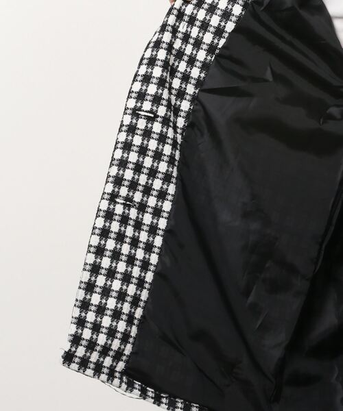 WC（ダブル シー）の「カラーチェックジャケット（テーラードジャケット・レディース・ブラック/ピンク/グリーン・FREE）」の5枚目の写真