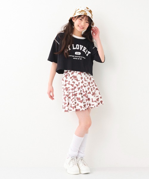 by LOVEiT(バイラビット)の「配色ステッチリンガーTシャツ(Tシャツ/カットソー・キッズ・ラベンダー/オフホワイト/ブラック・140cm/160cm/120cm/130cm/150cm)」の16枚目の写真