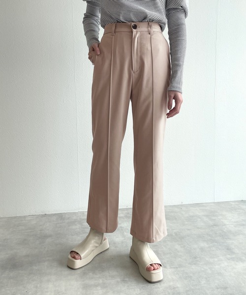 w closet（ダブルクローゼット）の「セミフレアパンツ（その他パンツ・レディース・ベージュ/ブルーグリーン/ブラック・マルチサイズ）」の22枚目の写真