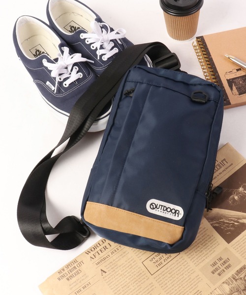 OUTDOOR PRODUCTS(アウトドアプロダクツ)の「OUTDOOR アウトドア ワンショルダーバッグ ボディバッグ ミニバッグ 男女兼用(ボディバッグ/ウエストポーチ・メンズ・ネイビー/カーキ/ブラック・FREE)」の11枚目の写真