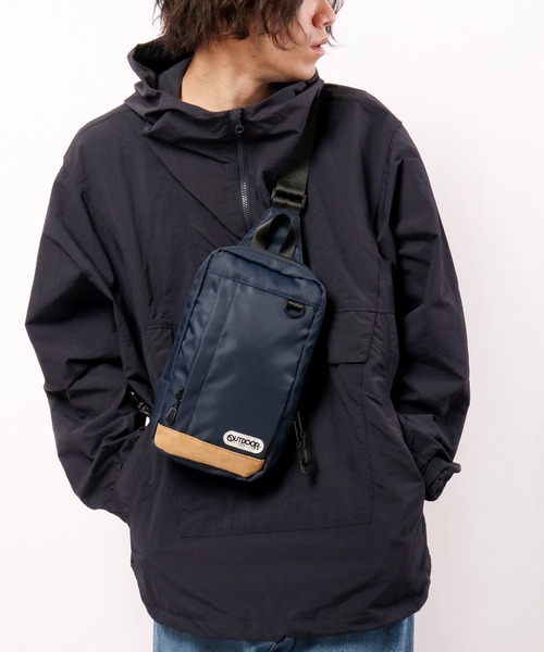 OUTDOOR PRODUCTS(アウトドアプロダクツ)の「OUTDOOR アウトドア ワンショルダーバッグ ボディバッグ ミニバッグ 男女兼用(ボディバッグ/ウエストポーチ・メンズ・ネイビー/カーキ/ブラック・FREE)」の16枚目の写真