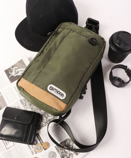 OUTDOOR PRODUCTS(アウトドアプロダクツ)の「OUTDOOR アウトドア ワンショルダーバッグ ボディバッグ ミニバッグ 男女兼用(ボディバッグ/ウエストポーチ・メンズ・ネイビー/カーキ/ブラック・FREE)」の15枚目の写真