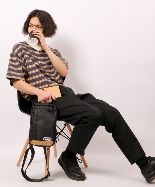 OUTDOOR PRODUCTS(アウトドアプロダクツ)の「OUTDOOR アウトドア ワンショルダーバッグ ボディバッグ ミニバッグ 男女兼用(ボディバッグ/ウエストポーチ・メンズ・ネイビー/カーキ/ブラック・FREE)」の8枚目の写真