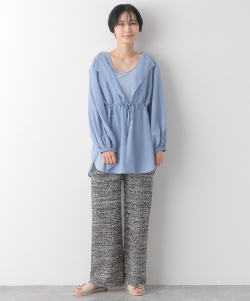 LEPSIM（レプシィム）の「7ゲージスカシガラニットパンツ　274479（その他パンツ・レディース・グリーン/ブラウン/ブラック・FREE）」の4枚目の写真