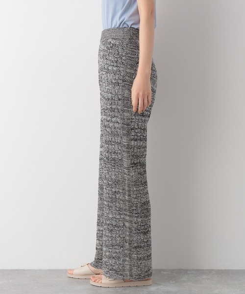 LEPSIM（レプシィム）の「7ゲージスカシガラニットパンツ　274479（その他パンツ・レディース・グリーン/ブラウン/ブラック・FREE）」の8枚目の写真