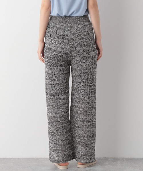 LEPSIM（レプシィム）の「7ゲージスカシガラニットパンツ　274479（その他パンツ・レディース・グリーン/ブラウン/ブラック・FREE）」の9枚目の写真