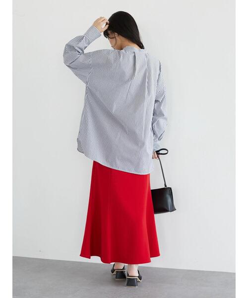 ELENCARE DUE（エレンカーレデュエ）の「・ELENCARE DUE ストライプシャツチュニック（シャツ/ブラウス・レディース・ブラック/ピンク/ブルー/グリーン・FREE）」の21枚目の写真