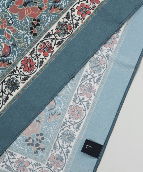 RAGEBLUE（レイジブルー）の「レトロガラスカーフ（バンダナ/スカーフ・メンズ・オリーブ/マスタード/ブラック/ライトブルー・FREE）」の11枚目の写真