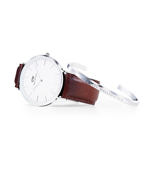 Daniel Wellington（ダニエルウェリントン）の「Daniel Wellington/ダニエル・ウェリントン Classic Cuff Small ブレスレット バングル（バングル/リストバンド・レディース・シルバー・ONE SIZE）」の9枚目の写真