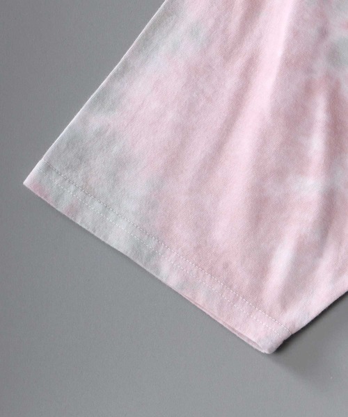 SITRY（シトリー）の「oversize rubber print tie-dyeing T-shirt/オーバーサイズ ラバープリント タイダイ染め Tシャツ（Tシャツ/カットソー・メンズ・パープル/イエロー/グリーン・M/L）」の4枚目の写真