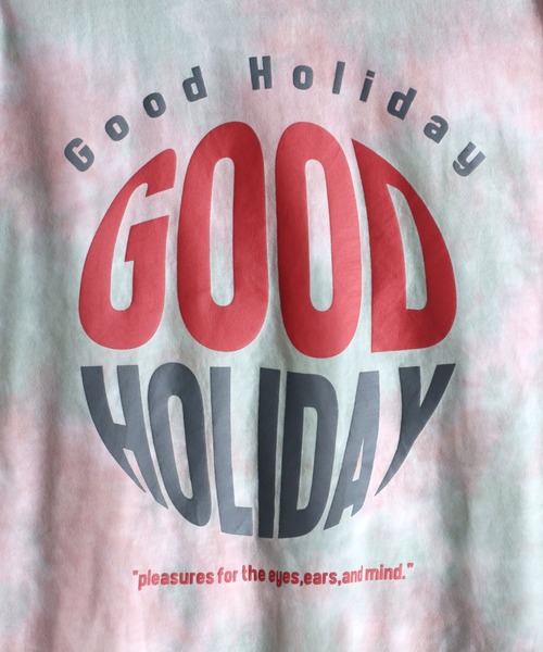 SITRY（シトリー）の「oversize rubber print tie-dyeing T-shirt/オーバーサイズ ラバープリント タイダイ染め Tシャツ（Tシャツ/カットソー・メンズ・パープル/イエロー/グリーン・M/L）」の8枚目の写真