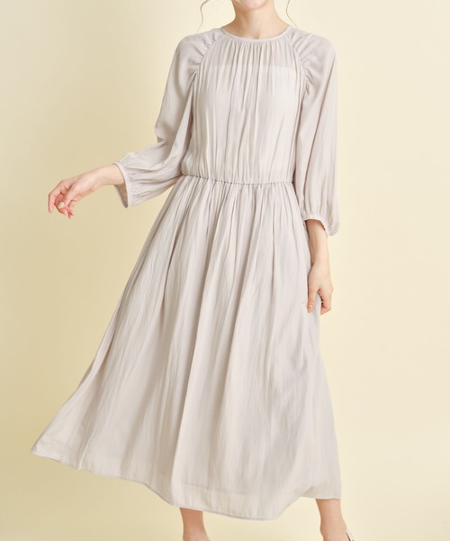 ラグラン切り替えギャザーワンピース ワンピース Tocco Tocco ワンピース クローゼット のファッション ワンピース ドレス Closet トッコ