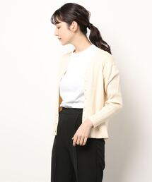 Te chichi | Vネックリブカーディガン(カーディガン/ボレロ)