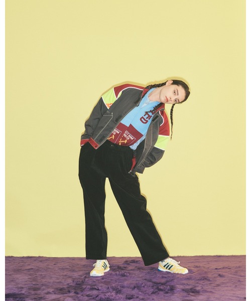 e.sen(イーセン)の「e.sen イーセン / ben ベン コーデュロイ 2タックパンツ 太コールトラウザー イージーパンツ / esenfw22p02(その他パンツ・メンズ・ブラック・SMALL/MEDIUM)」の2枚目の写真