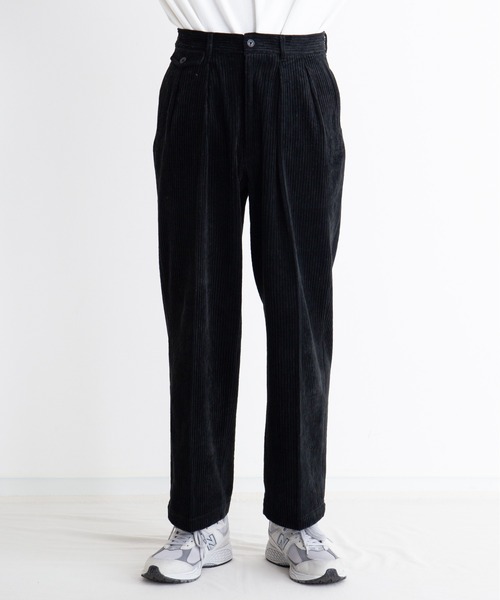 e.sen(イーセン)の「e.sen イーセン / ben ベン コーデュロイ 2タックパンツ 太コールトラウザー イージーパンツ / esenfw22p02(その他パンツ・メンズ・ブラック・SMALL/MEDIUM)」の14枚目の写真