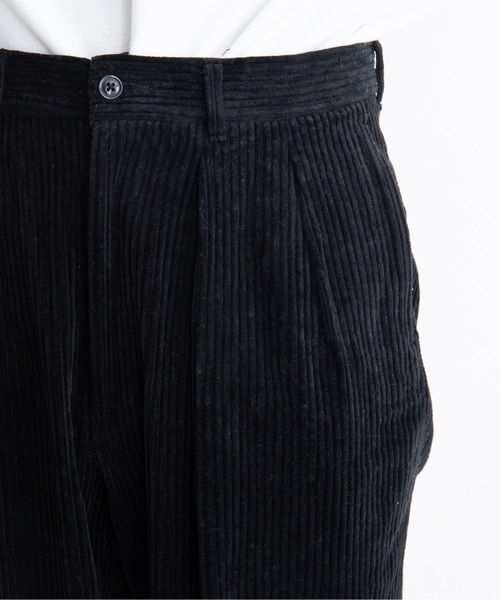 e.sen(イーセン)の「e.sen イーセン / ben ベン コーデュロイ 2タックパンツ 太コールトラウザー イージーパンツ / esenfw22p02(その他パンツ・メンズ・ブラック・SMALL/MEDIUM)」の20枚目の写真