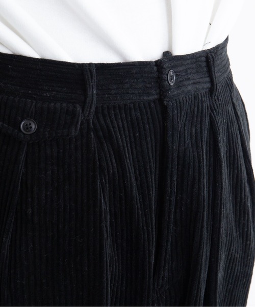 e.sen(イーセン)の「e.sen イーセン / ben ベン コーデュロイ 2タックパンツ 太コールトラウザー イージーパンツ / esenfw22p02(その他パンツ・メンズ・ブラック・SMALL/MEDIUM)」の21枚目の写真