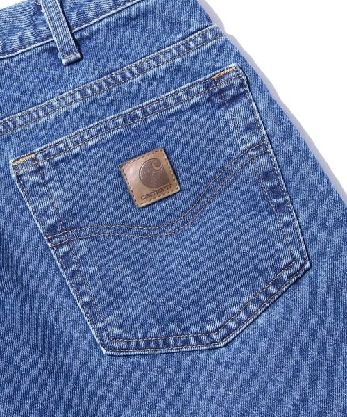 Carhartt（カーハート）の「Carhartt/カーハート RELAXED-FIT STRAIGHT-LEG FLANNEL LINED JEAN（デニムパンツ・メンズ・インディゴブルー・36inch/32inch/30inch/34inch）」の13枚目の写真