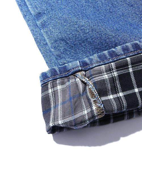 Carhartt（カーハート）の「Carhartt/カーハート RELAXED-FIT STRAIGHT-LEG FLANNEL LINED JEAN（デニムパンツ・メンズ・インディゴブルー・36inch/32inch/30inch/34inch）」の11枚目の写真