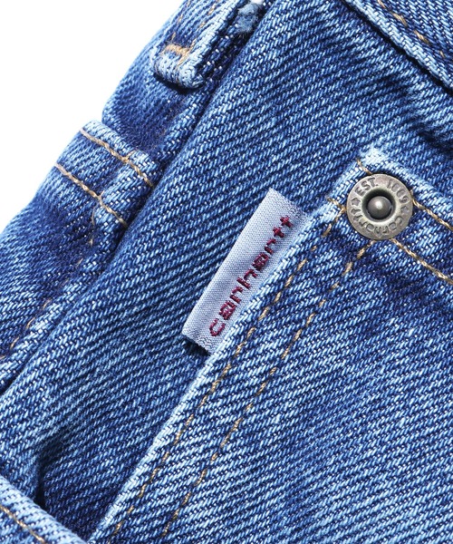 Carhartt（カーハート）の「Carhartt/カーハート RELAXED-FIT STRAIGHT-LEG FLANNEL LINED JEAN（デニムパンツ・メンズ・インディゴブルー・36inch/32inch/30inch/34inch）」の15枚目の写真