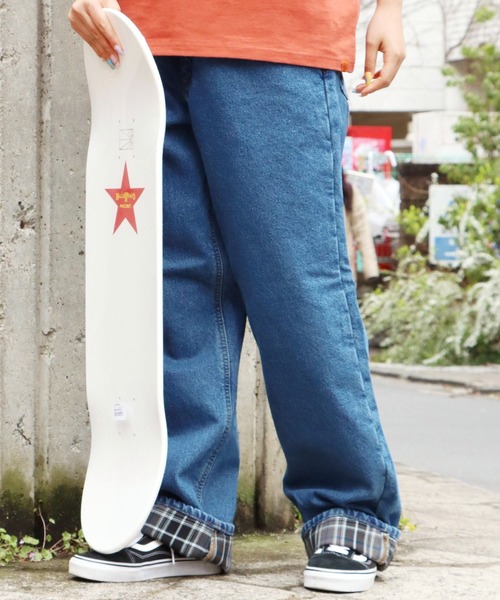 Carhartt（カーハート）の「Carhartt/カーハート RELAXED-FIT STRAIGHT-LEG FLANNEL LINED JEAN（デニムパンツ・メンズ・インディゴブルー・36inch/32inch/30inch/34inch）」の21枚目の写真