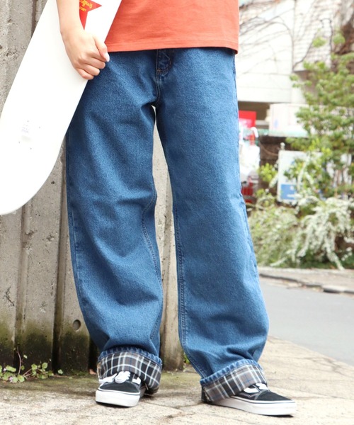 Carhartt（カーハート）の「Carhartt/カーハート RELAXED-FIT STRAIGHT-LEG FLANNEL LINED JEAN（デニムパンツ・メンズ・インディゴブルー・36inch/32inch/30inch/34inch）」の20枚目の写真