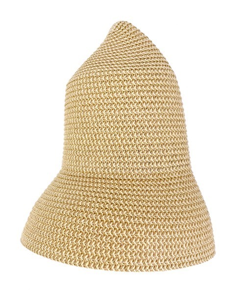 polcadot（ポルカドット）の「ポケッタブル ペーパーカサブランカハット（ハット・レディース・ベージュ/キャメル/ブラック/ベージュ系/ライトグレー・FREE）」の7枚目の写真