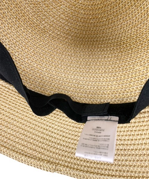 polcadot（ポルカドット）の「ポケッタブル ペーパーカサブランカハット（ハット・レディース・ベージュ/キャメル/ブラック/ベージュ系/ライトグレー・FREE）」の9枚目の写真