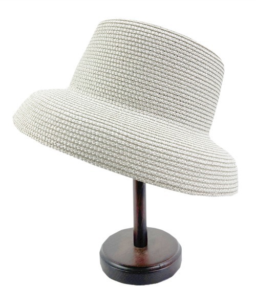 polcadot（ポルカドット）の「ポケッタブル ペーパーカサブランカハット（ハット・レディース・ベージュ/キャメル/ブラック/ベージュ系/ライトグレー・FREE）」の13枚目の写真