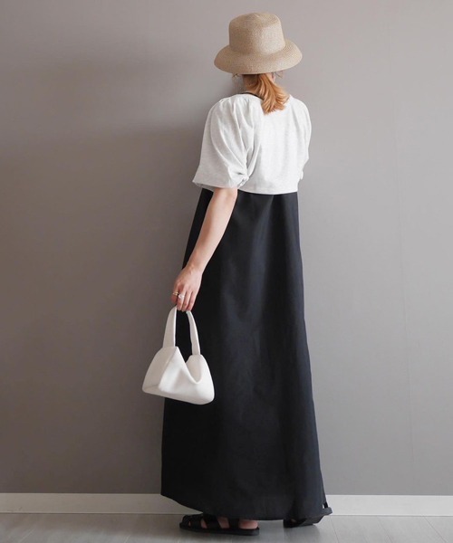 polcadot（ポルカドット）の「ポケッタブル ペーパーカサブランカハット（ハット・レディース・ベージュ/キャメル/ブラック/ベージュ系/ライトグレー・FREE）」の17枚目の写真