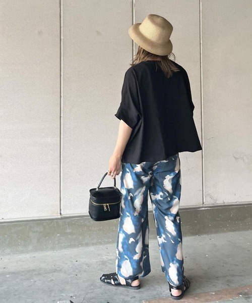 polcadot（ポルカドット）の「ポケッタブル ペーパーカサブランカハット（ハット・レディース・ベージュ/キャメル/ブラック/ベージュ系/ライトグレー・FREE）」の20枚目の写真