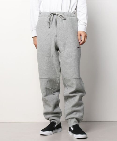 Carhartt WIP(カーハートダブリューアイピー)の「AMERICAN SCRIPT JOGGING PANT(その他パンツ・メンズ・キナリ/ダークグリーン/ブラック/ヘザーグレー・MEDIUM/LARGE/SMALL)」の3枚目の写真