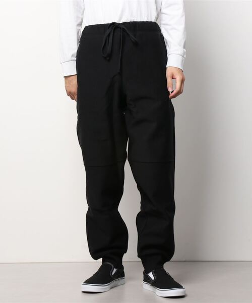 Carhartt WIP(カーハートダブリューアイピー)の「AMERICAN SCRIPT JOGGING PANT(その他パンツ・メンズ・キナリ/ダークグリーン/ブラック/ヘザーグレー・MEDIUM/LARGE/SMALL)」の2枚目の写真