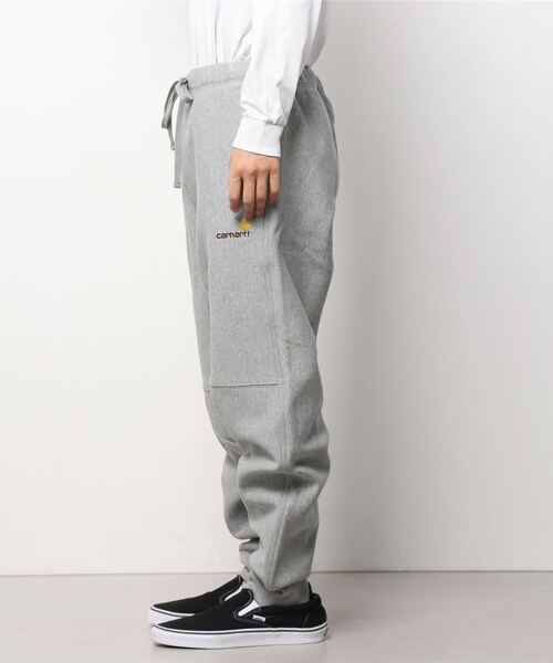 Carhartt WIP(カーハートダブリューアイピー)の「AMERICAN SCRIPT JOGGING PANT(その他パンツ・メンズ・キナリ/ダークグリーン/ブラック/ヘザーグレー・MEDIUM/LARGE/SMALL)」の5枚目の写真