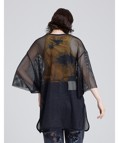 Little sunny bite（リトルサニーバイト）の「Mesh big tee（Tシャツ/カットソー・レディース・ブラック/クリーム/グリーン/ピンク・SMALL/MEDIUM）」の6枚目の写真