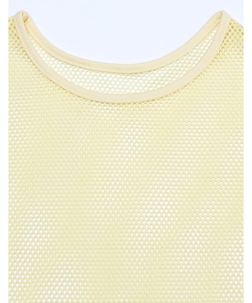Little sunny bite（リトルサニーバイト）の「Mesh big tee（Tシャツ/カットソー・レディース・ブラック/クリーム/グリーン/ピンク・SMALL/MEDIUM）」の15枚目の写真
