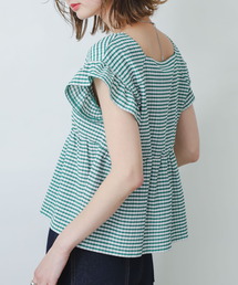 SENSE OF PLACE by URBAN RESEARCH | ギンガムチェックカットシャーリングトップ(Tシャツ/カットソー)