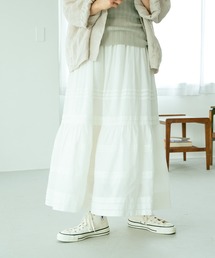 PUAL CE CIN | インドコットンボイルスカート(スカート)