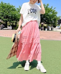 PUAL CE CIN | インドコットンボイルスカート(スカート)