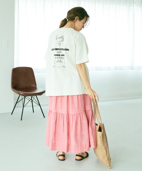 PUAL CE CIN（ピュアルセシン）の「インドコットンボイルスカート（スカート・レディース・ホワイト/ブラック/グリーン/ブルー/ピンク・FREE）」の16枚目の写真