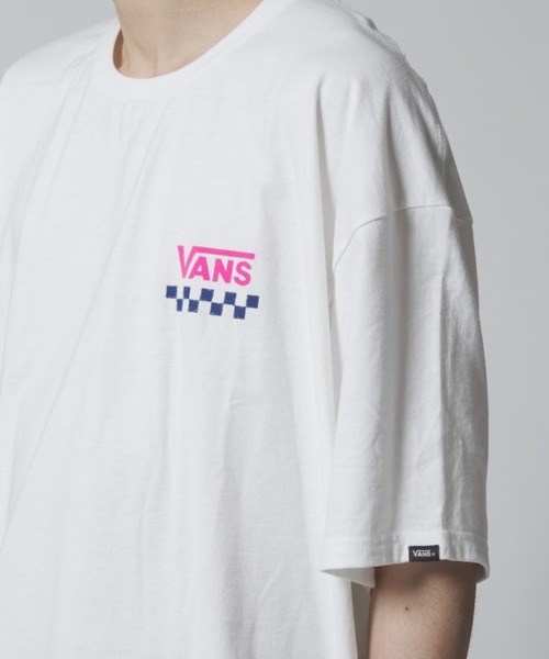 VANS(バンズ)の「【VANS】ブランドロゴバックプリントTシャツ SKETCHY PAST SS(Tシャツ/カットソー・メンズ・ホワイト/ブラック・S/M/L/XL)」の10枚目の写真